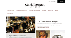 Desktop Screenshot of marklawsonantiques.com